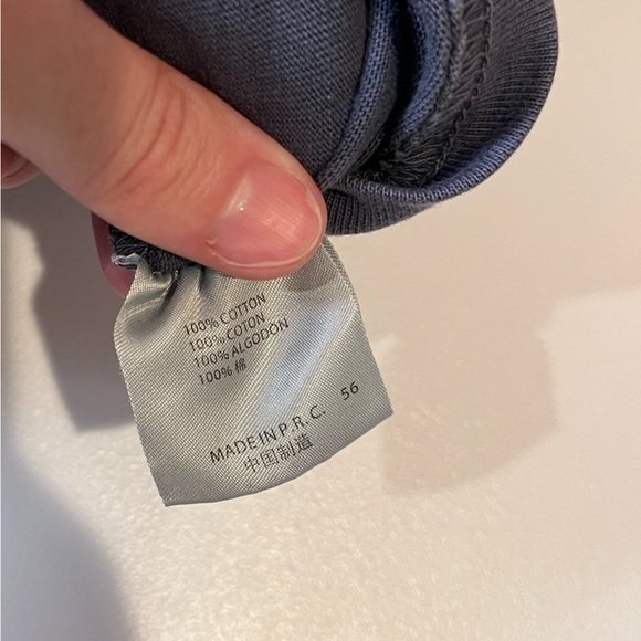 brandy melville navy blue collared st. george london top vintage beachy Y2K golf - Picture 5 of 7